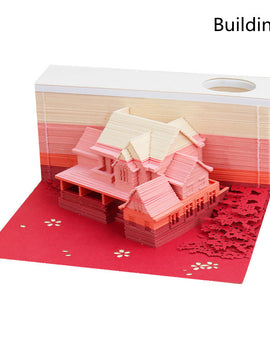Victorian House 3D Memo Pad