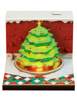 Christmas tree 3D Memo Pad (2026 Calendar)