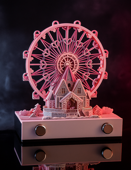 Ferris wheel 3D Memo Pad