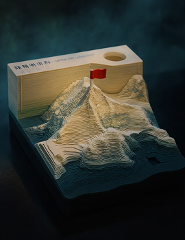 Mount Everest 3D Memo Pad