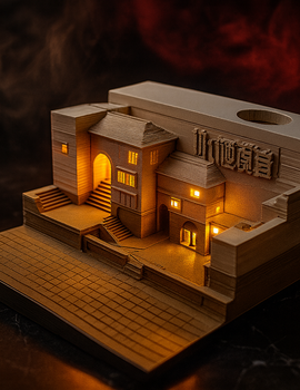 Paper House With Lights 3D Memo Pad