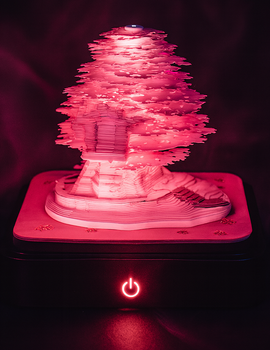 Japanese Tree 3D Memo Pad
