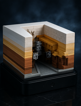 Local Market 3D Memo Pad (2026 Calendar)