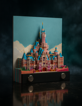 Fairy Tale Castle 3D Memo Pad (2026 Calendar)