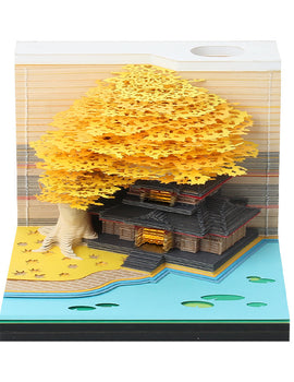 Tree of Life House 3D Memo Pad
