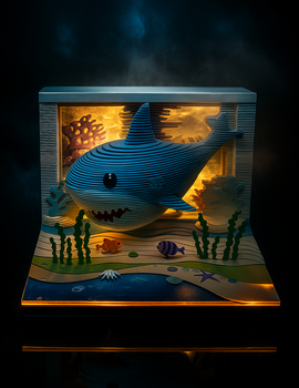 Creative Shark Paper 3D Memo Pad