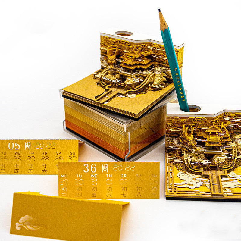 Ancient Palace 3D Memo Pad