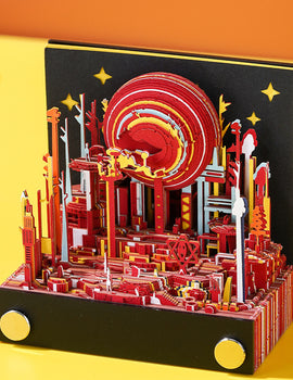 Decoration Amusement Park 3D Memo Pad