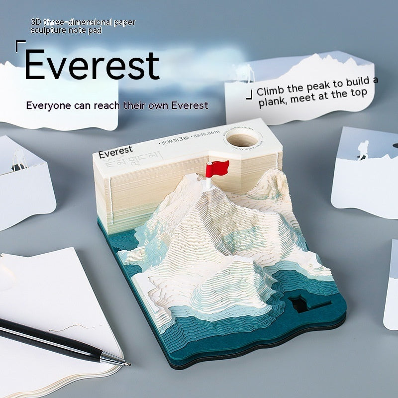 Mount Everest 3D Memo Pad