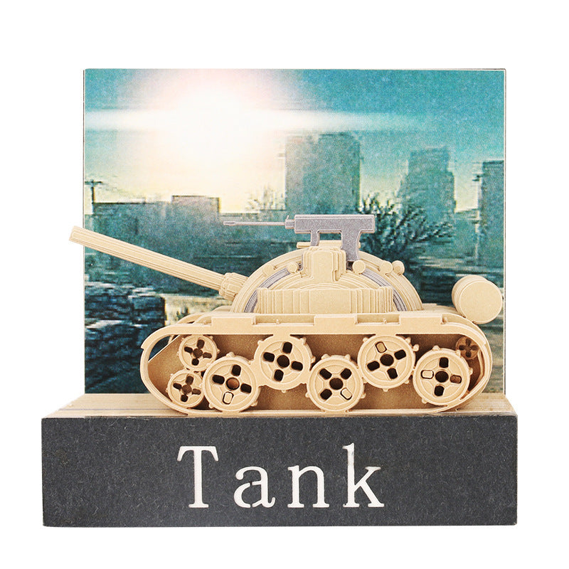 Gradient Tank 3D Memo Pad
