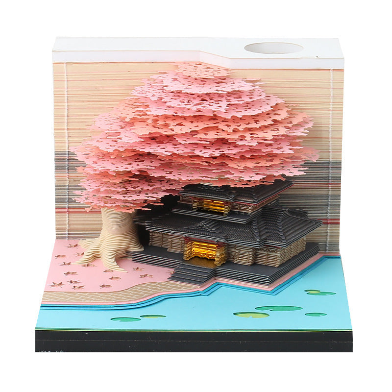 Tree of Life House 3D Memo Pad