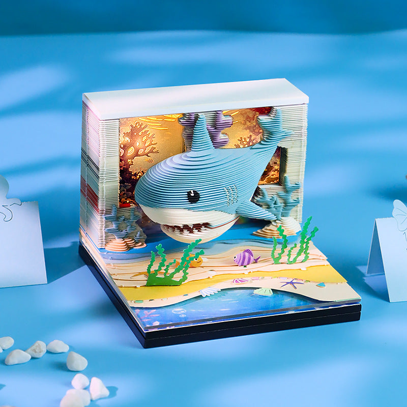 Creative Shark Paper 3D Memo Pad