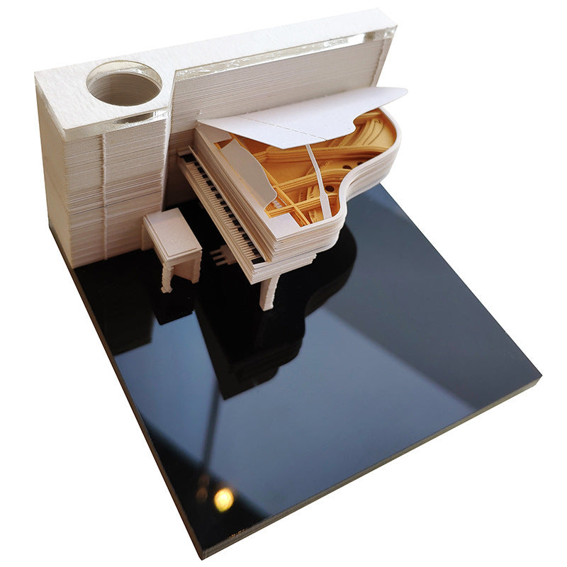 Piano 3D Memo Pad