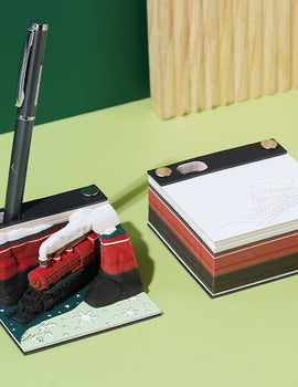 Christmas Train 3D Memo Pad