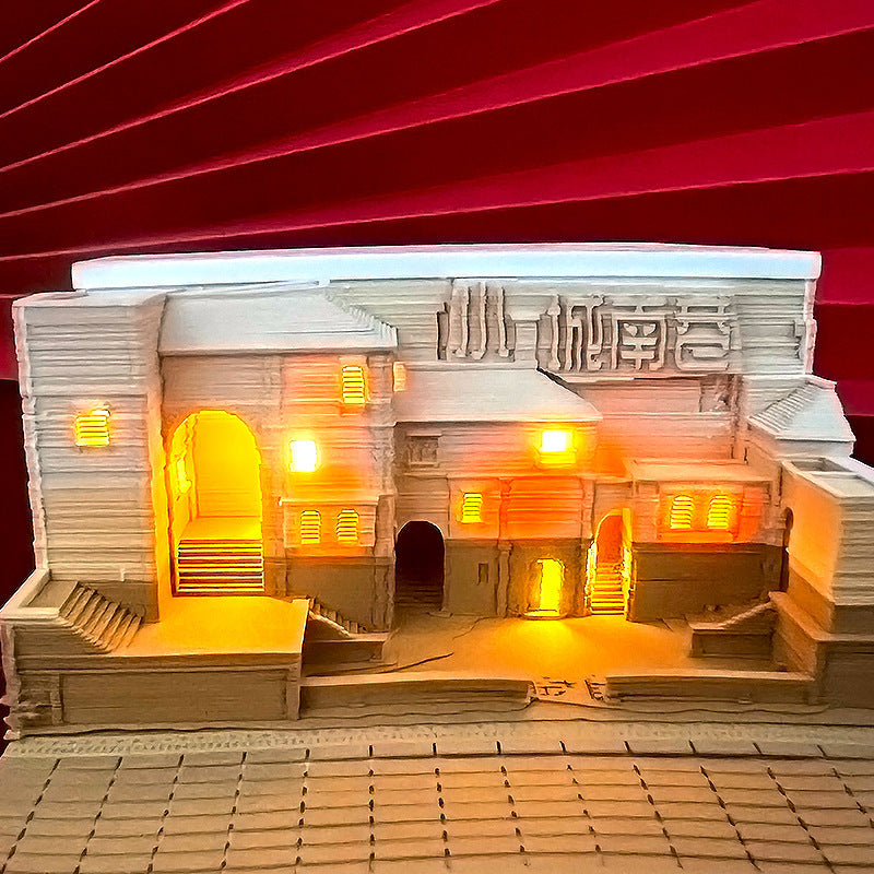 Paper House With Lights 3D Memo Pad
