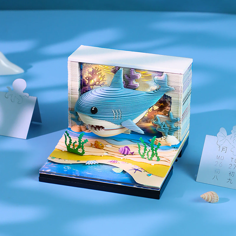 Creative Shark Paper 3D Memo Pad