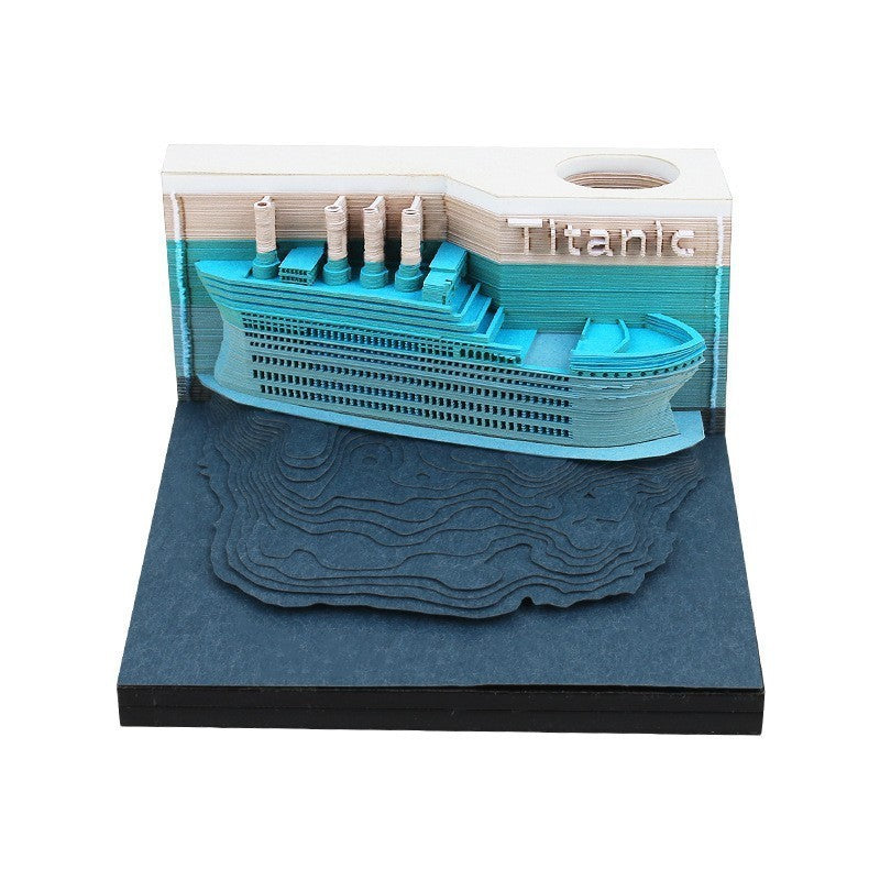 Titanic 3D Memo Pad (2026 Calendar)