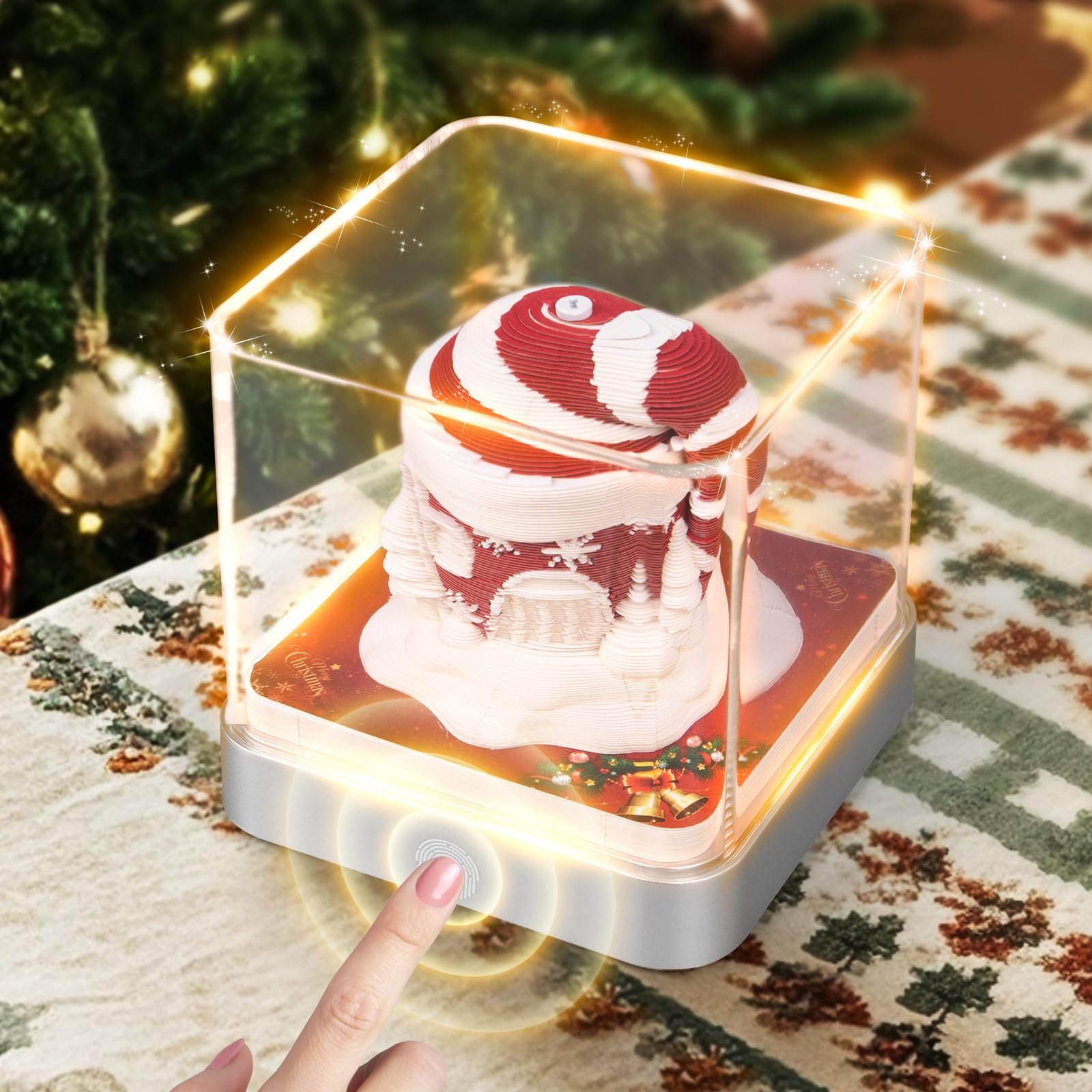 Santa Claus 3D Memo Pad (2026 Calendar)
