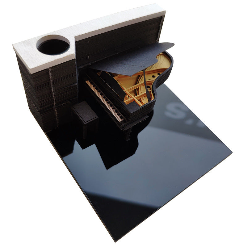 Piano 3D Memo Pad