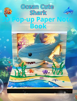 Creative Shark Paper 3D Memo Pad