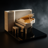 Piano 3D Memo Pad