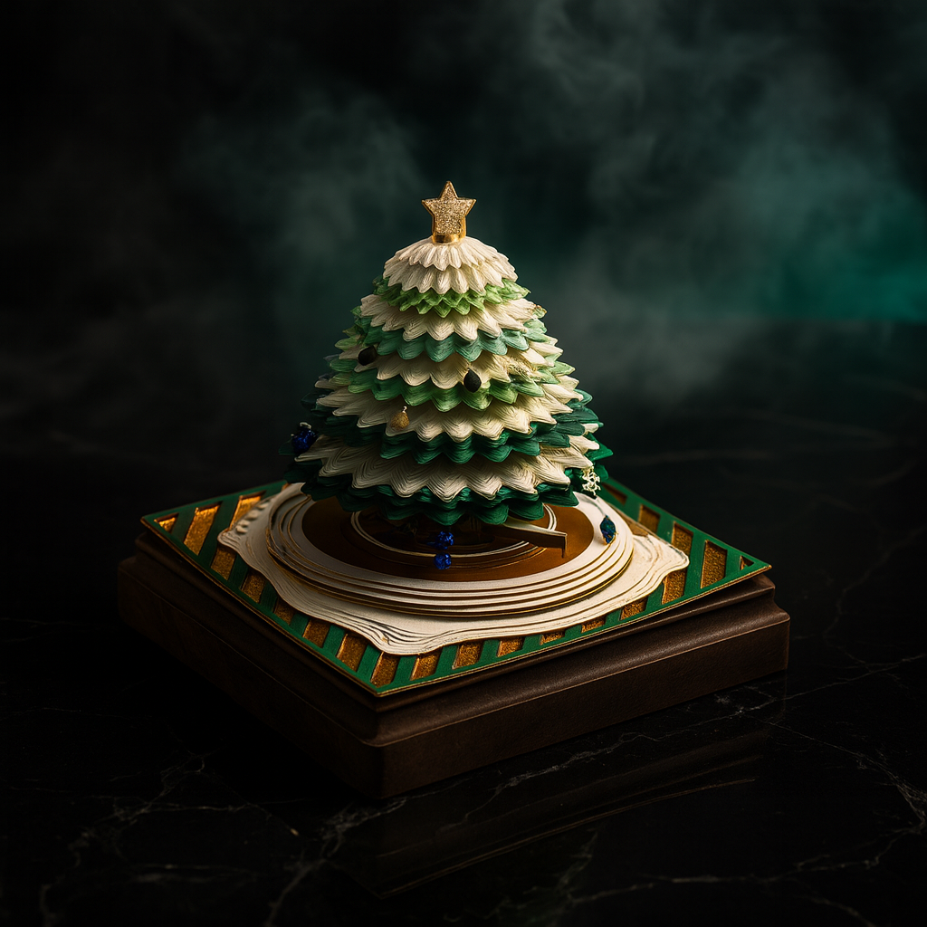 Christmas Tree 3D Memo Pad