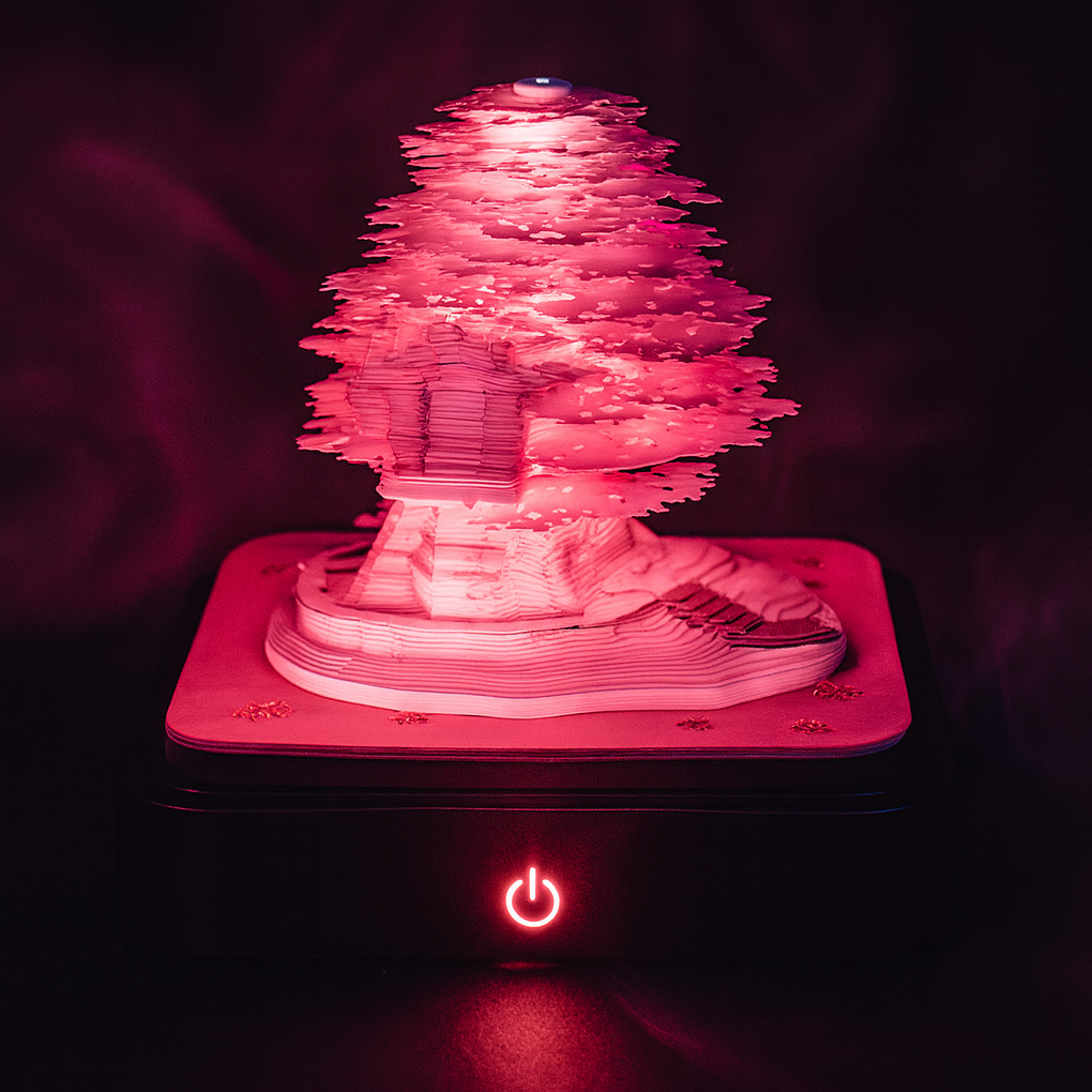 Japanese Tree 3D Memo Pad