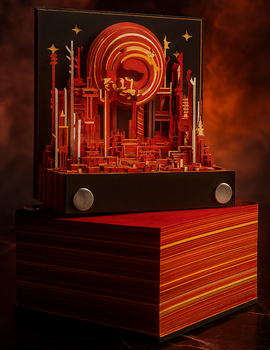 Decoration Amusement Park 3D Memo Pad