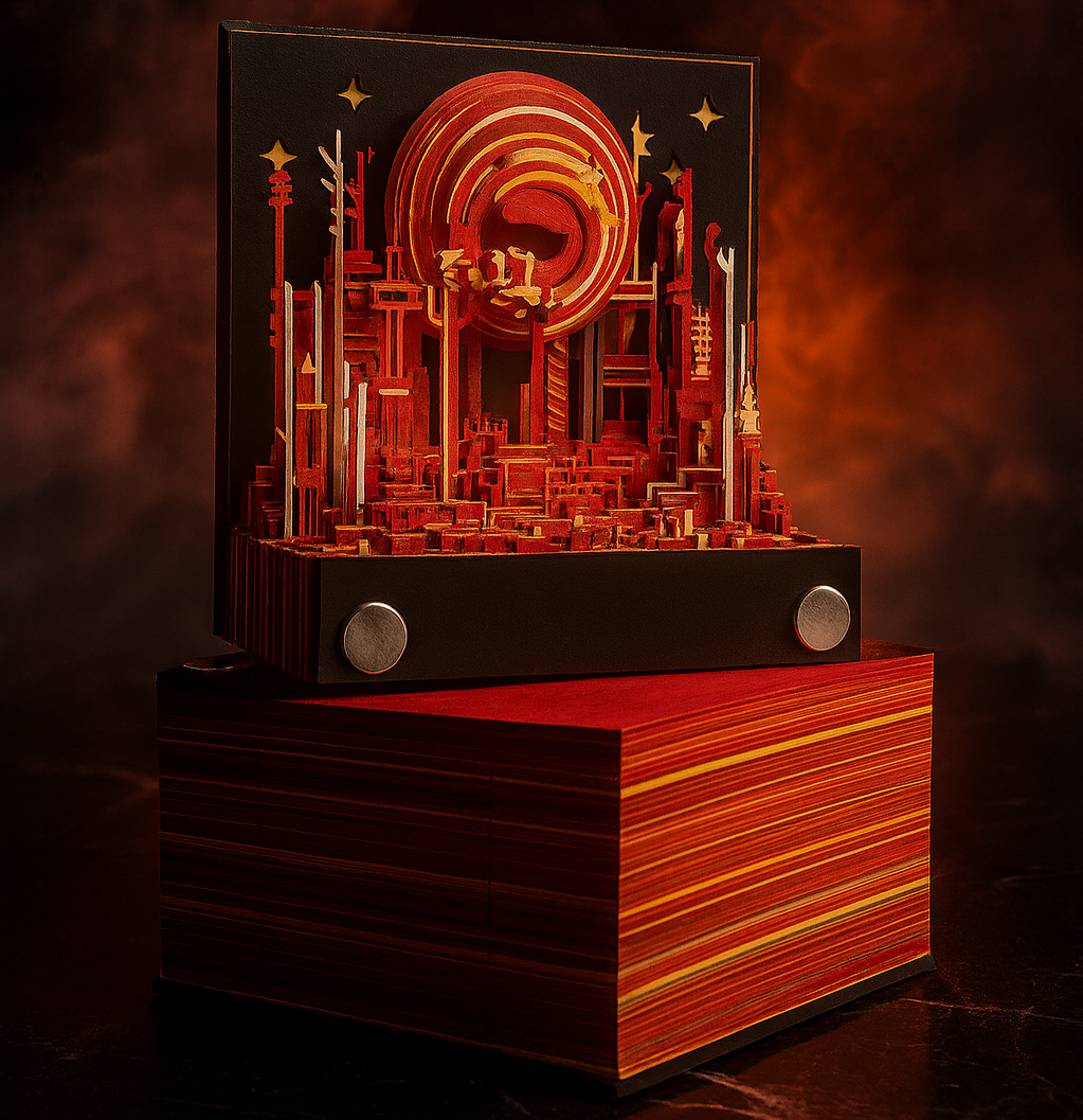 Decoration Amusement Park 3D Memo Pad