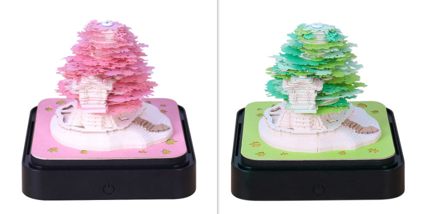 Japanese Tree 3D Memo Pad