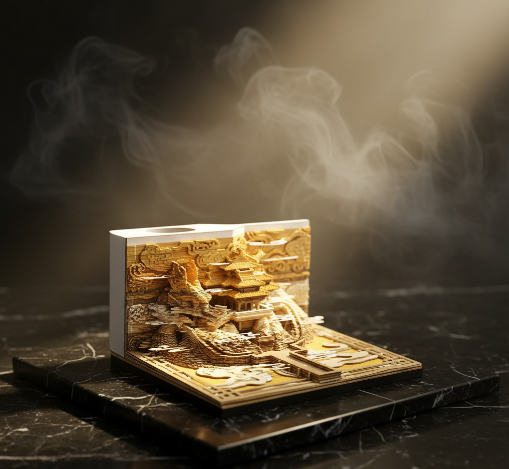 Ancient Palace 3D Memo Pad
