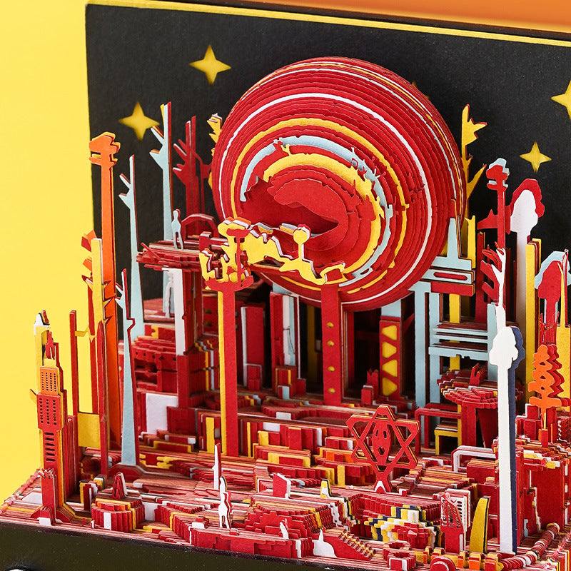 Decoration Amusement Park 3D Memo Pad