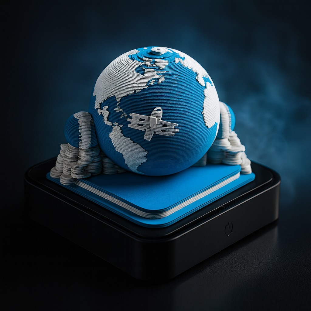 Earth 3D Memo Pad (2026 Calendar)