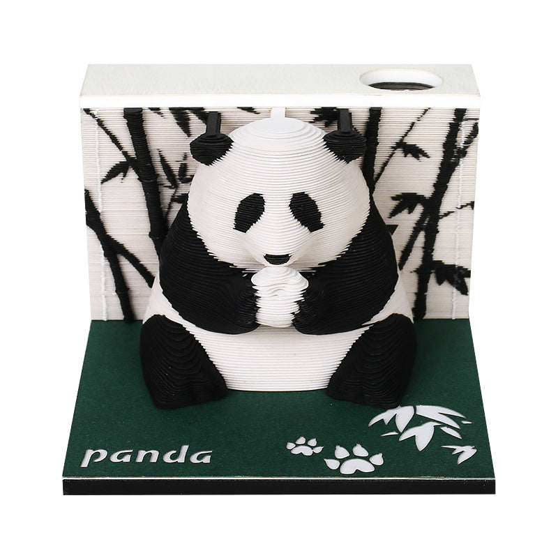 Panda 3D Memo Pad (2026 Calendar)