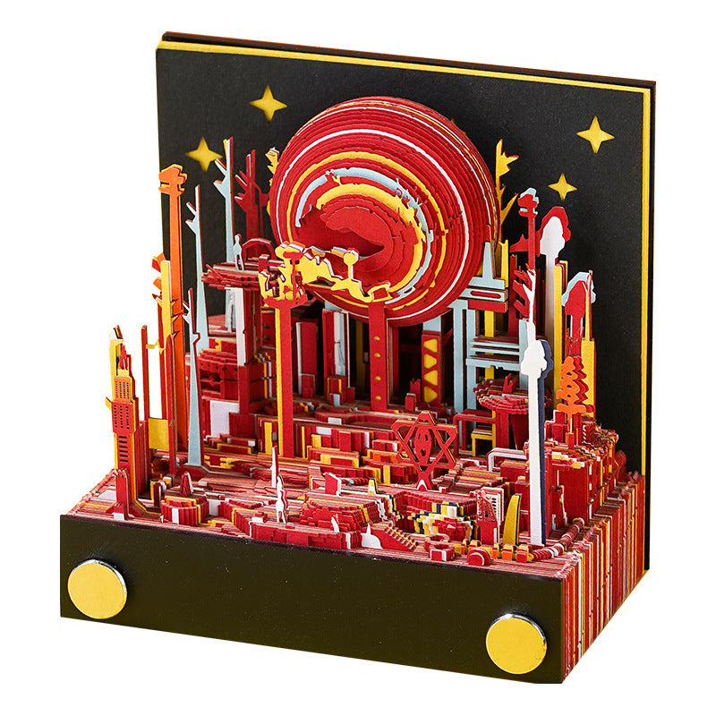 Decoration Amusement Park 3D Memo Pad