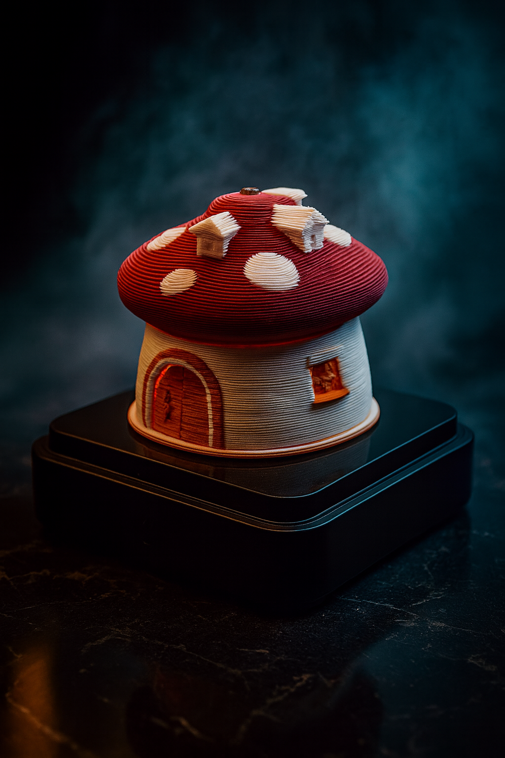 Mushroom House 3D Memo Pad