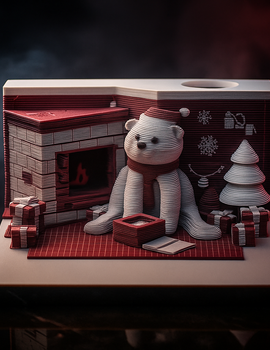 Christmas Gift  3D Memo Pad (2026 Calendar)