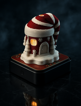 Santa Claus 3D Memo Pad (2026 Calendar)