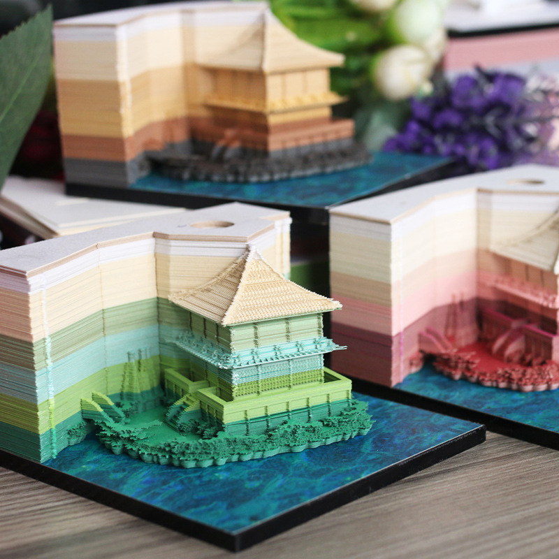 Kyoto Serenity – Kiyomizu Temple 3D Memo Pad - Image 4