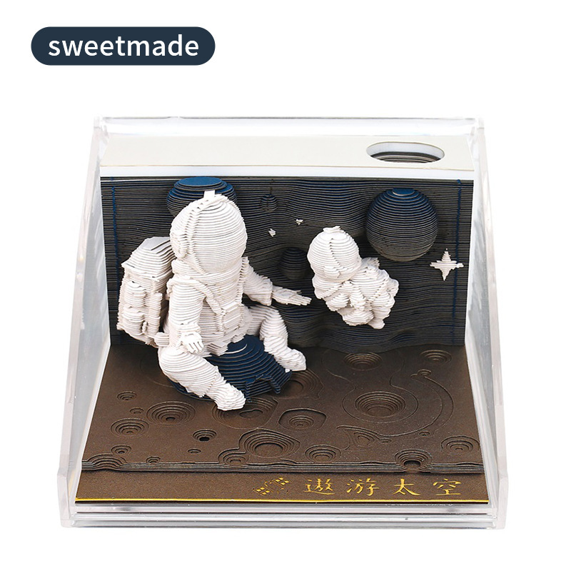 Dimension Desk – 3D Stereo Calendar Memo Pad - Image 7