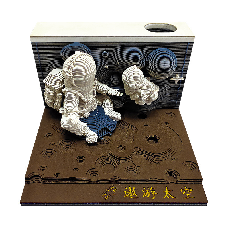 Dimension Desk – 3D Stereo Calendar Memo Pad - Image 6