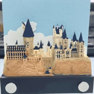 Royal Fortress Notes – 3D Castle Memo Pad