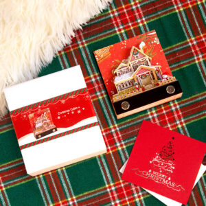 Christmas Cottage 3D Calendar Memo Pad