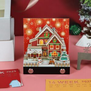Christmas Snow House Calendar