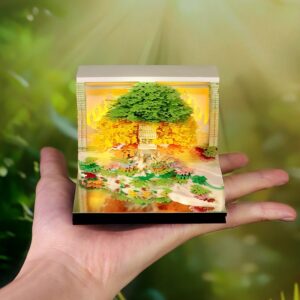 Sculpted Days – 2026 Paper Carving 3D Calendar Memo Pad