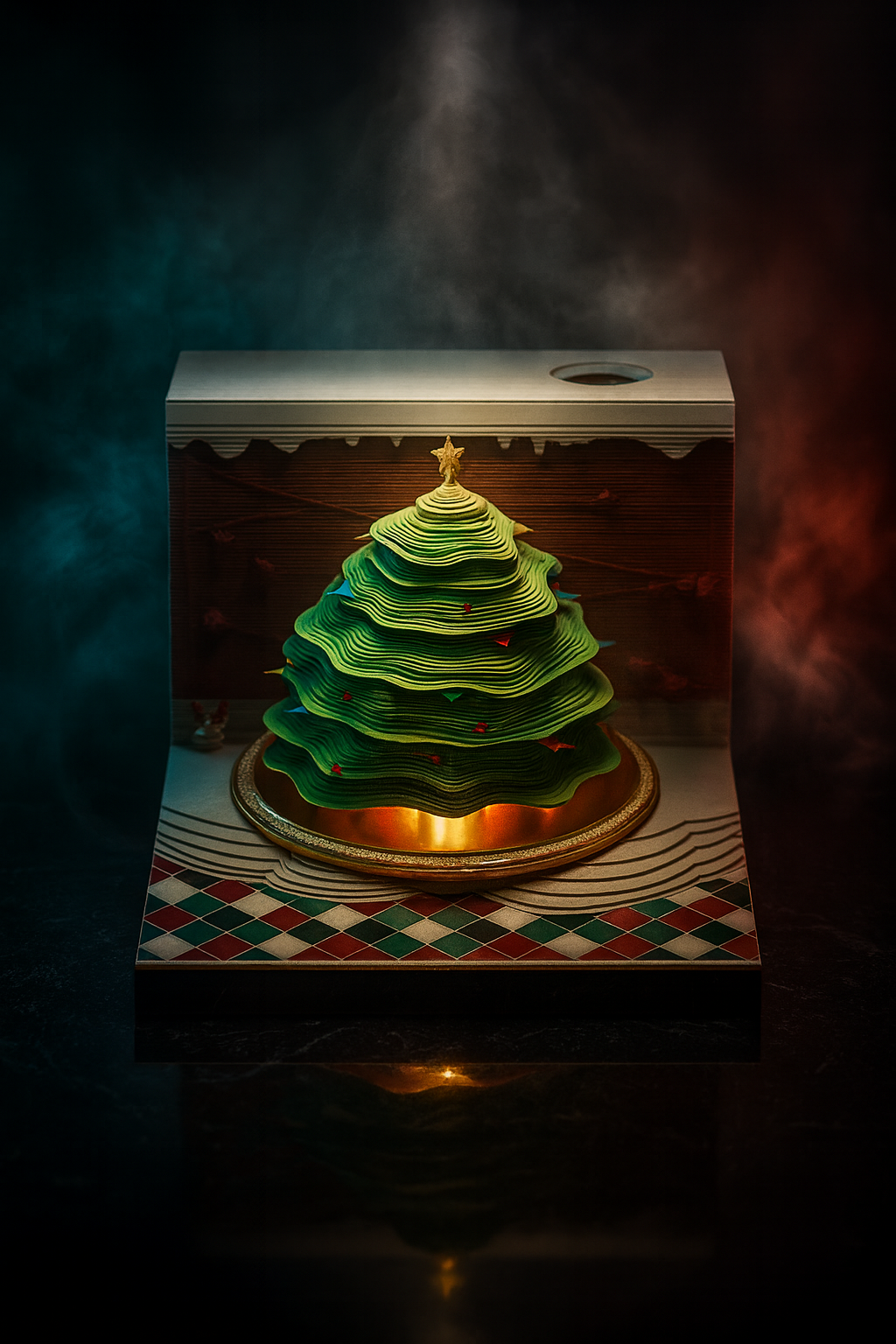 Evergreen Desk – Christmas Tree 3D Memo Pad