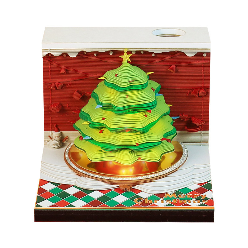 Evergreen Desk – Christmas Tree 3D Memo Pad - Image 6