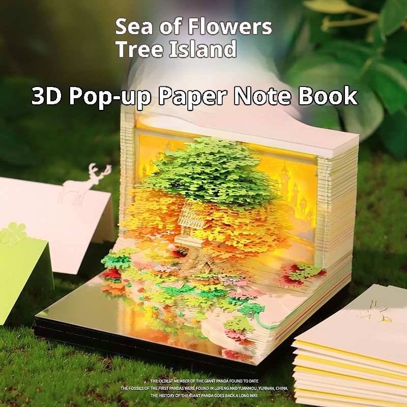 Sculpted Days – 2026 Paper Carving 3D Calendar Memo Pad - Image 2